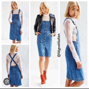 BDG Cora Denim Overall Dress